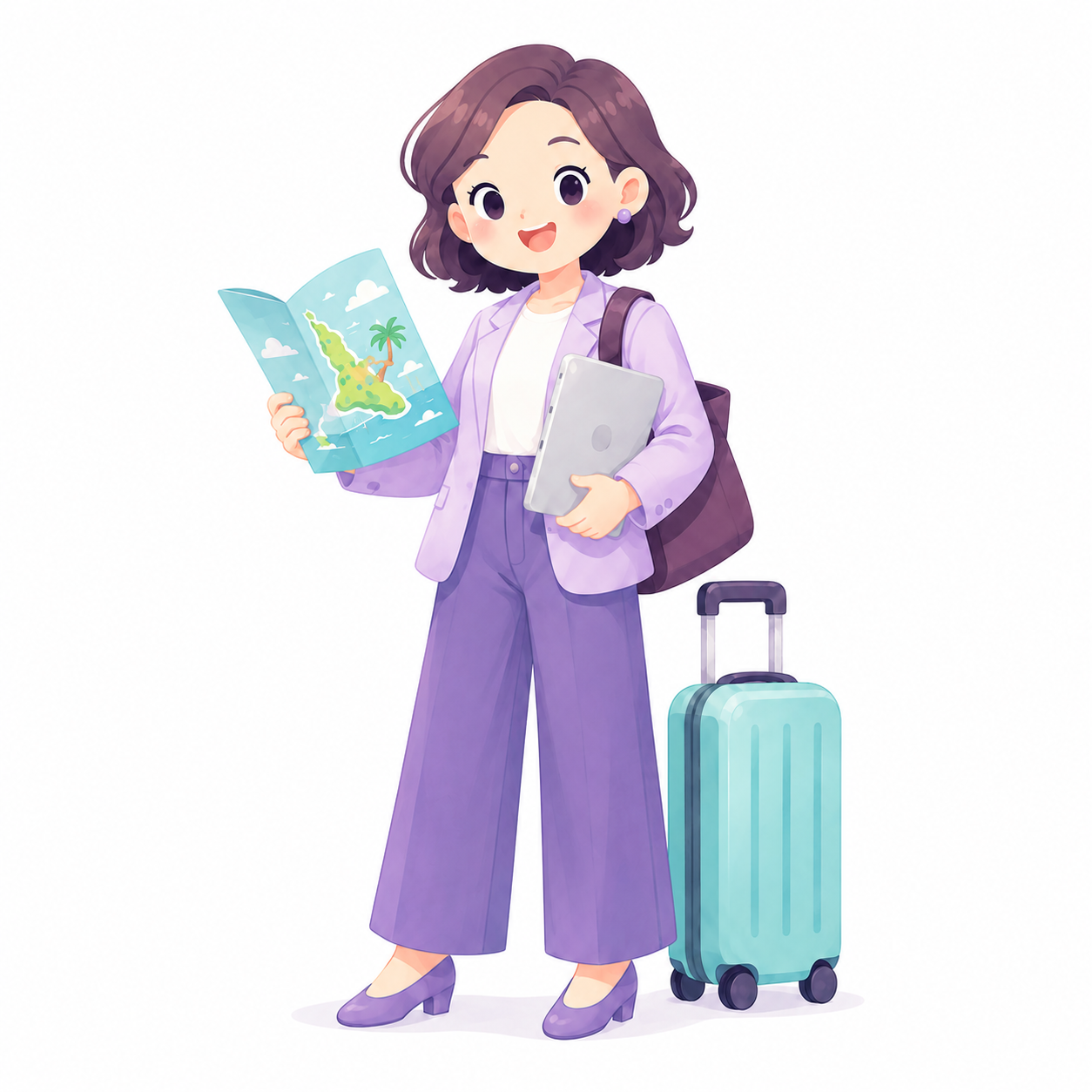 沖縄・宮古島での起業準備を進める県外スタート型のキャラクター