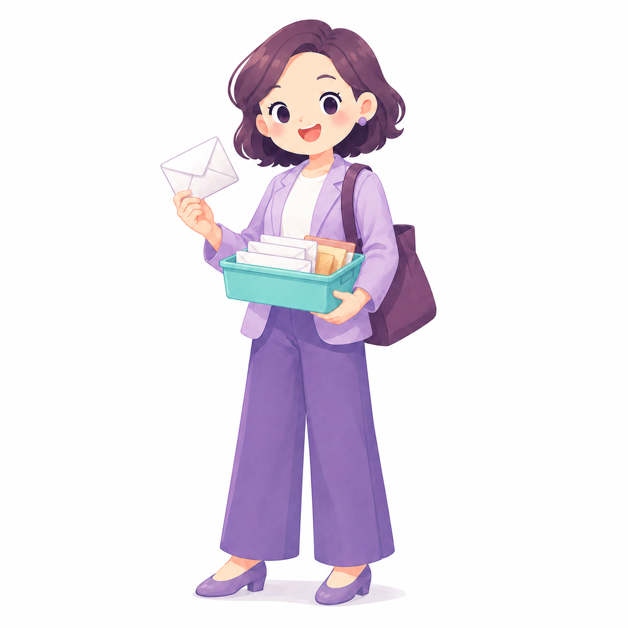事業の郵送物を自宅と分けたい郵便分離型のキャラクター